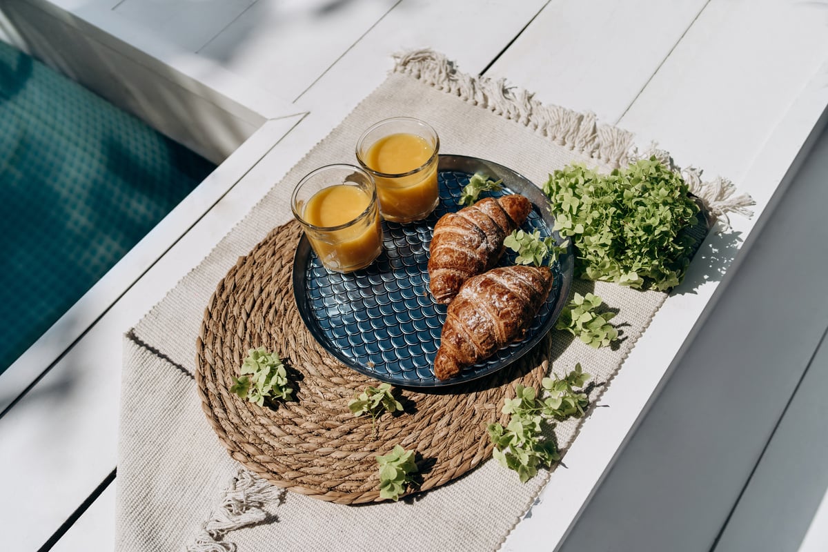 Breakfast by the Pool